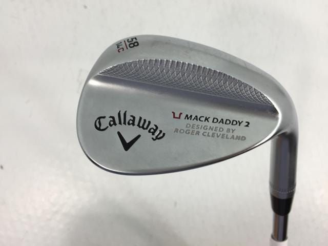 【中古ゴルフクラブ】キャロウェイ MACK DADDY2 ウェッジ　クローム 58C-14 D/G SW