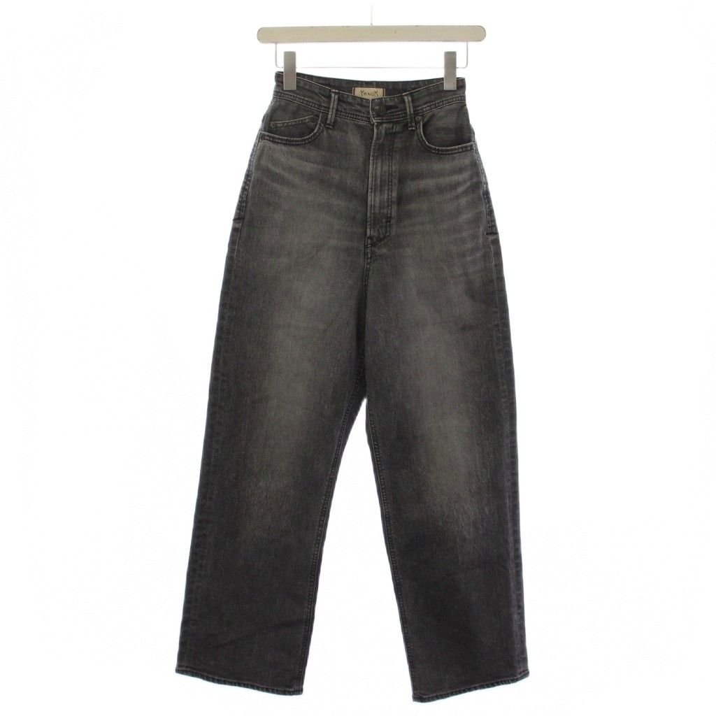ヤヌーク YANUK JOAN Loose Straight デニムパンツ ジーンズ ジップフライ 23 グレー 57141229 /BM