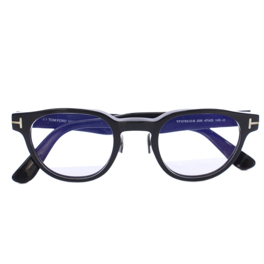 トムフォード TOM FORD 眼鏡 メガネ 47□23 145-0 黒 ブラック クリア TF5783-D-B /TK