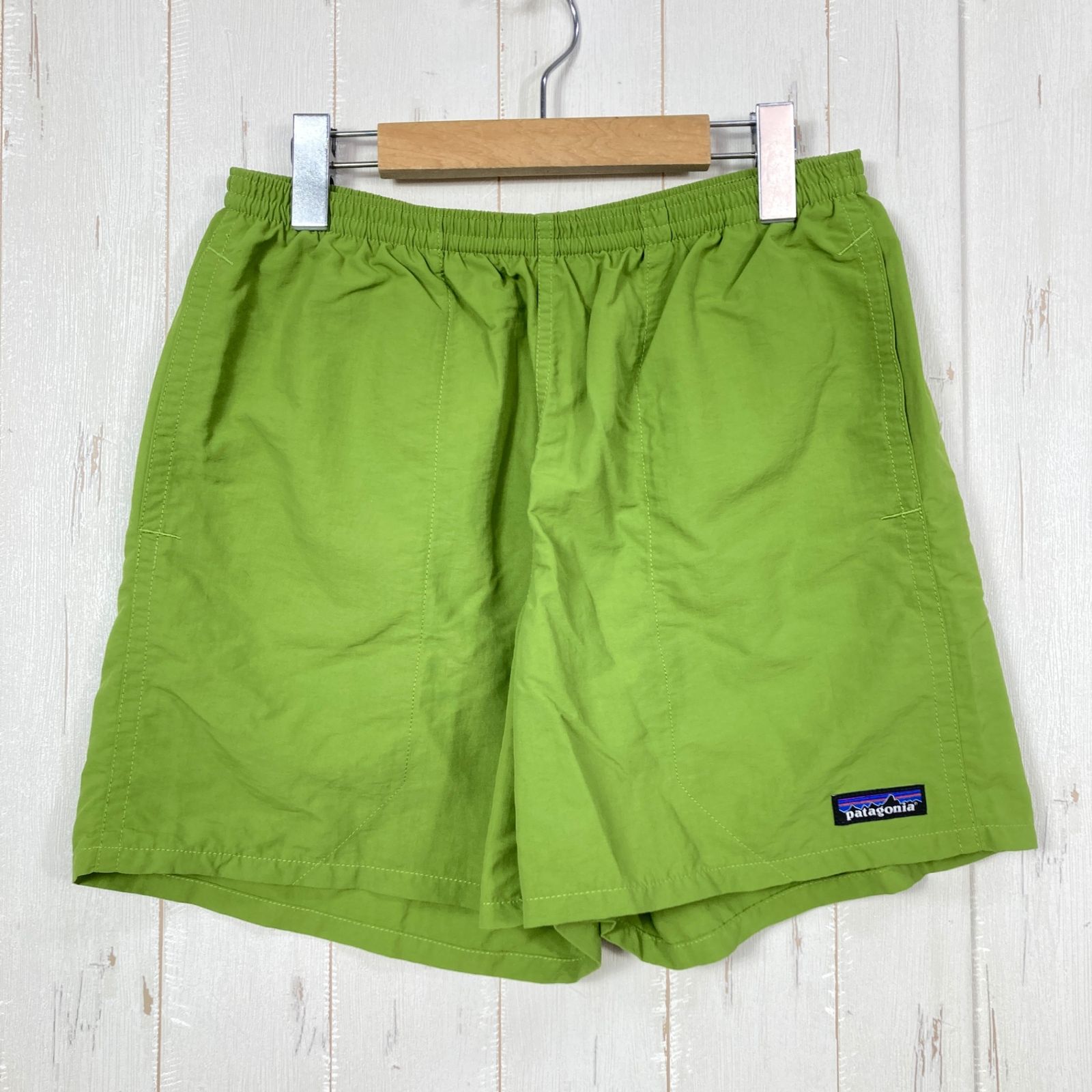 ✉️Men's S グリーン系 2016 Patagonia ( パタゴニア ) バギーズ ショーツ 5インチ Baggies Shorts 5 in SPYG Supply Green ナイロン ウェア ボトムス ショーツ ショートパンツ