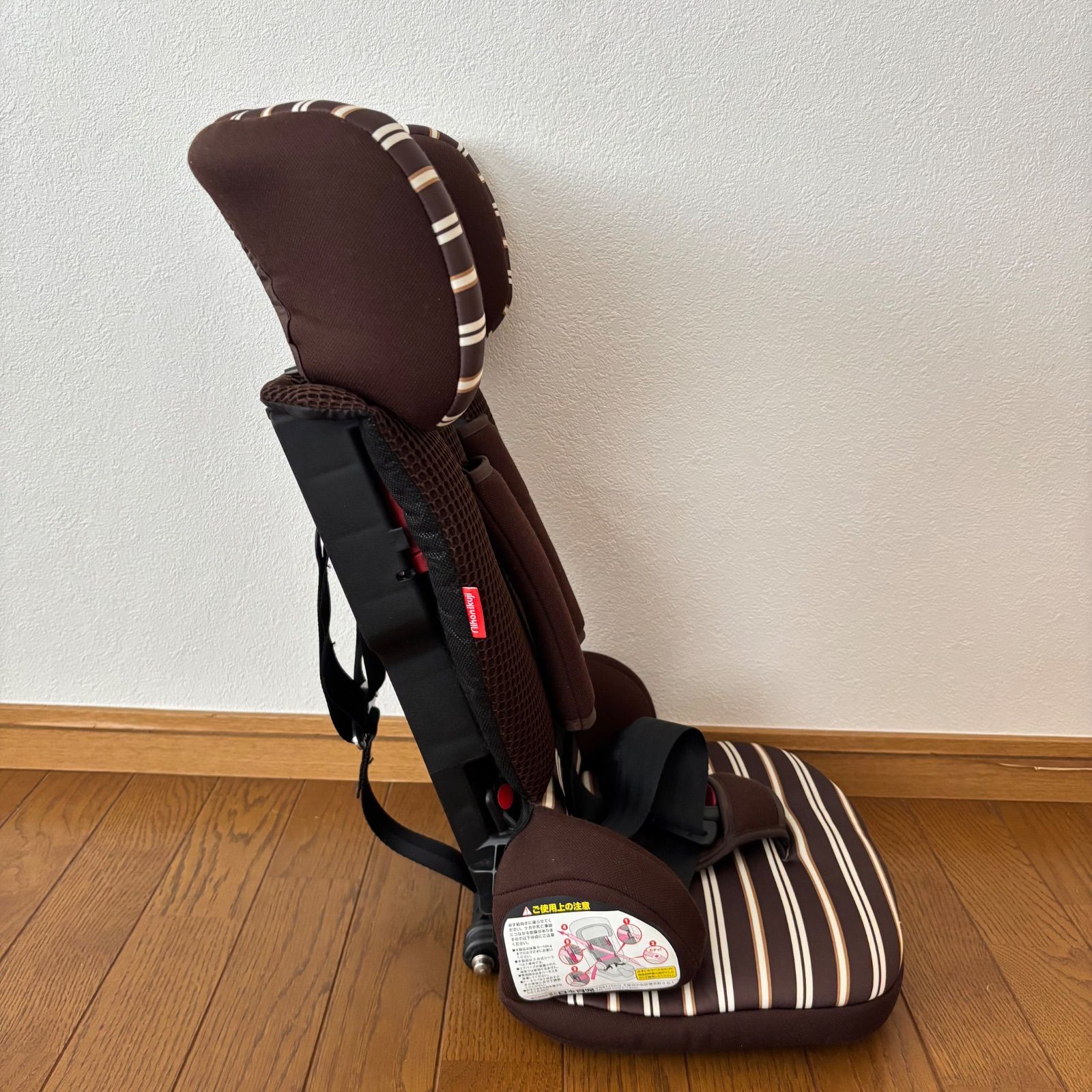 綺麗＊日本育児 チャイルドシート トラベルベスト ECプラス ブラウン 