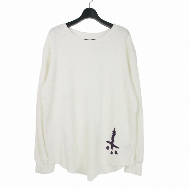 カタリスト CVTVLIST 23AW Waffle Longsleeve Tee ワッフルロングスリーブ サーマルカットソー 長袖 2 ホワイト 白 2301090303