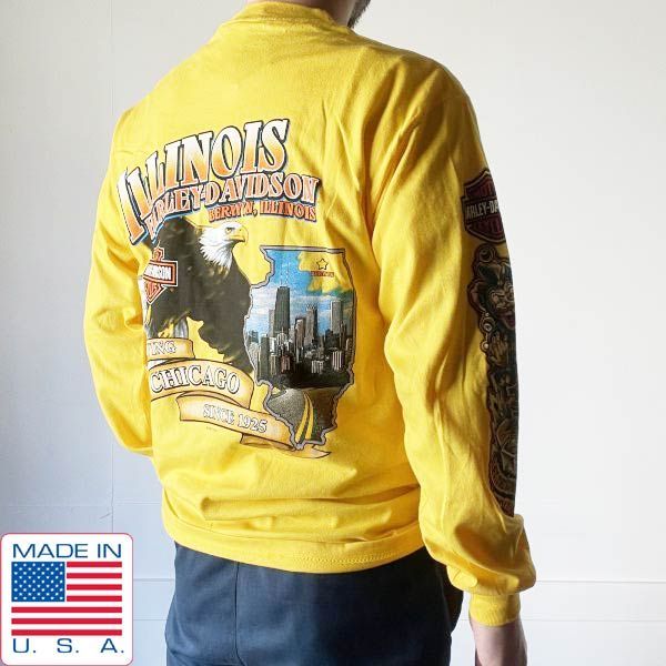 新品 00s USA製 ハーレーダビッドソン ジョーカー イーグル プリント