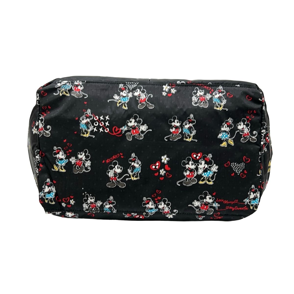 LESPORTSAC(レスポートサック) ショルダーバッグ新品同様 - 黒×レッド 