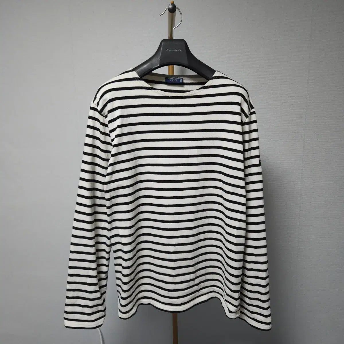 XL ) SAINT JAMES セントジェームス 밍콰이어 ストライプ 長袖Tシャツ