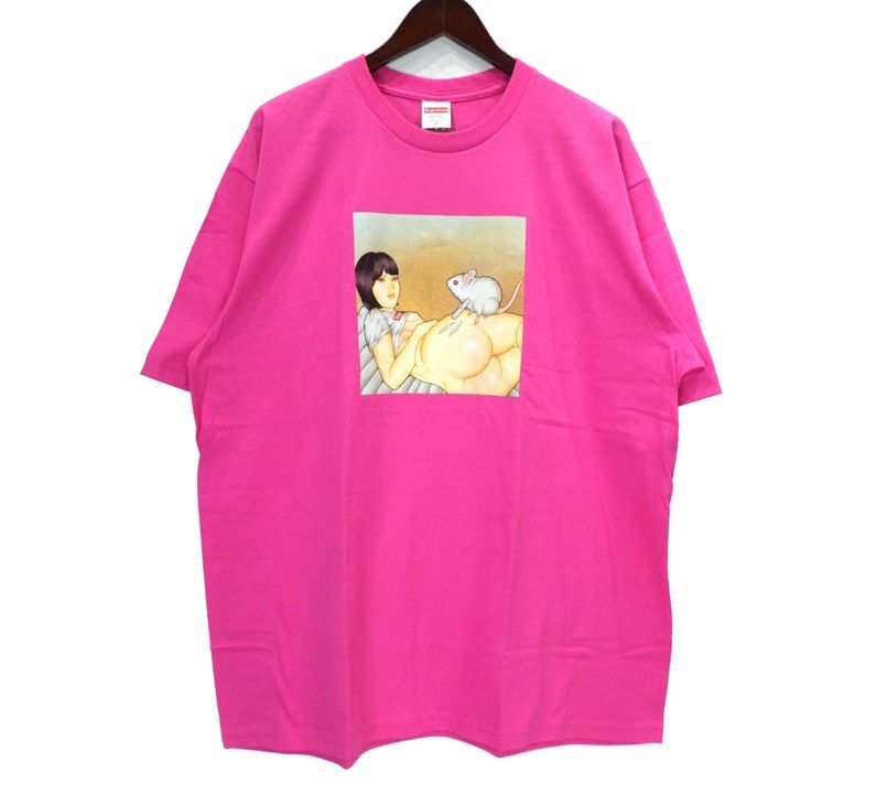 シュプリーム SUPREME 25SS 【 Mouse Tee 】 フロント ロゴ プリント マウス 半袖 Tシャツ h7993