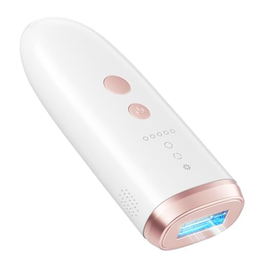 脱毛器 メンズ レディース 【革新的な冷却アイス サロン級 IPL レーザー】vio 対応 顔 髭 脇 足 21J 高出力 100 万発 無痛脱毛 自動/手動照射 全身対応 光美容器 保護眼鏡/カミソリ付き プレゼントに最適 (ピンク)Y