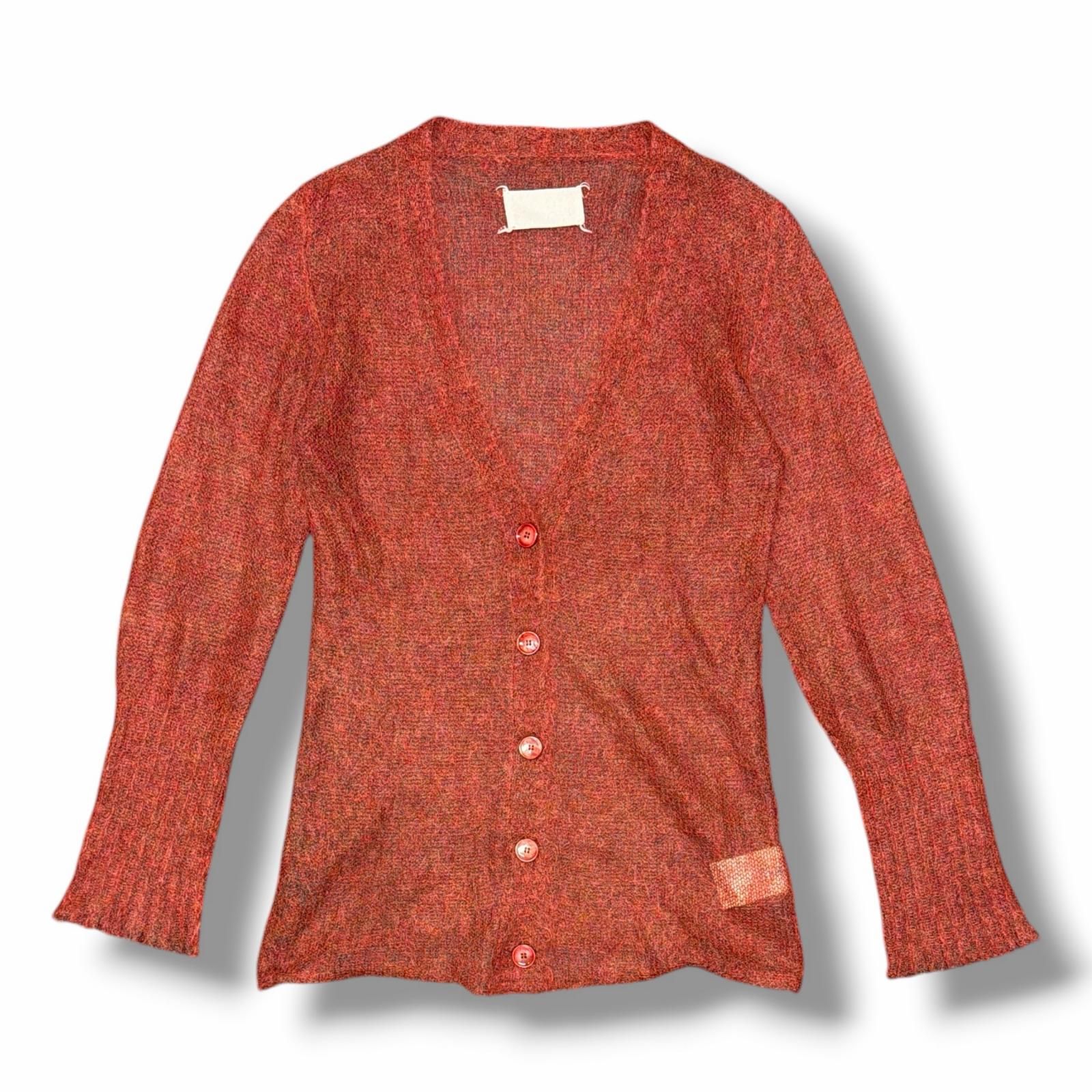 マルジェラ メッシュ モヘア カーディガン 国内正規 MARTIN MARGIELA 05AW Mohair Cardigan モヘアカーディガン