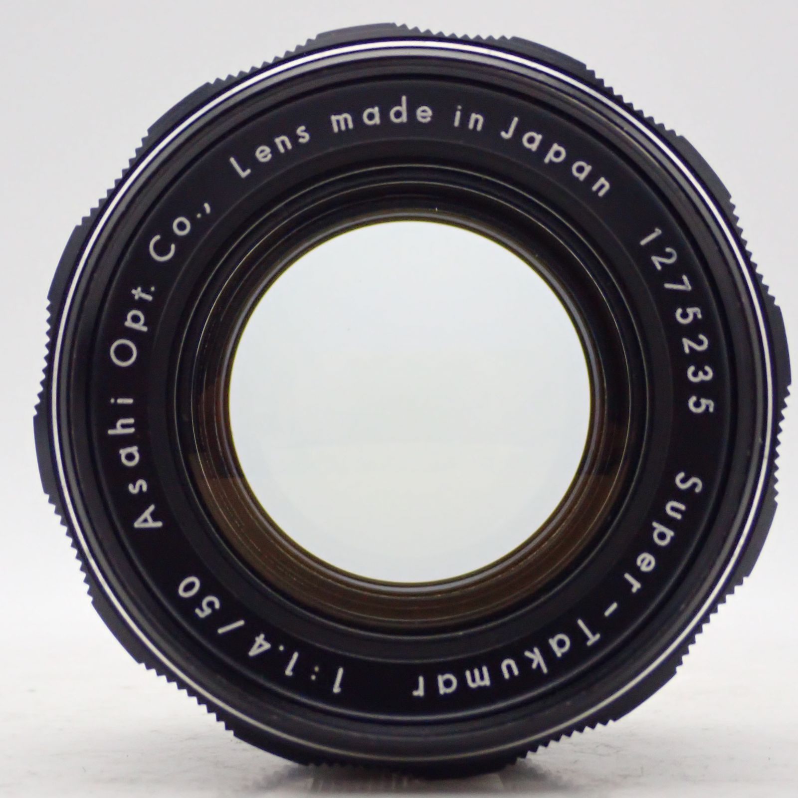 美品 ASAHI PENTAX Super Takumar 50mm f1.4 初期型 8枚玉 標準 単焦点