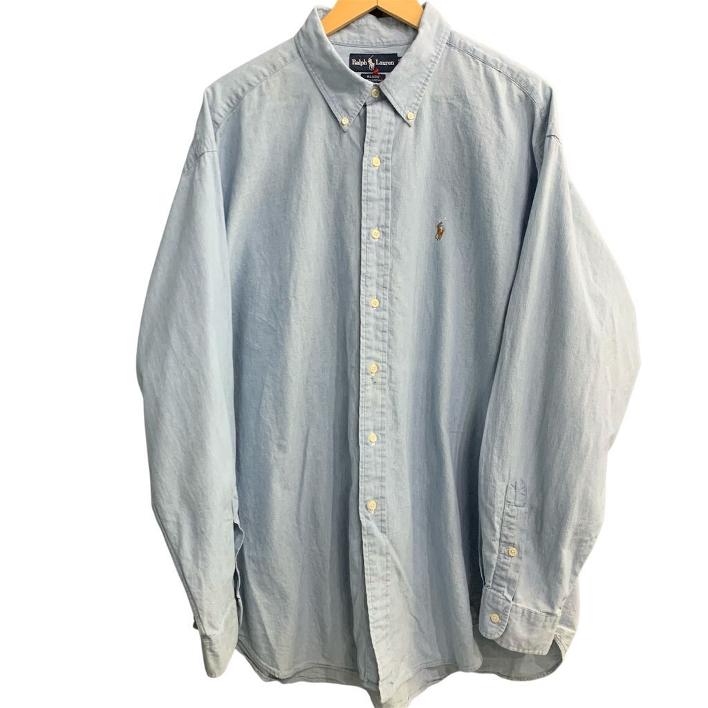 ラルフローレン Ralph Lauren BLAIRE ブレア Chambray Long Sleeve BD Shirt シャンブレー ボタウンダウン 長袖 シャツ No.I863