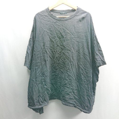◇ ⊂ HARE ハレ コットン100% 半袖 Tシャツ サイズL ブラック メンズ E 【1409100066692】
