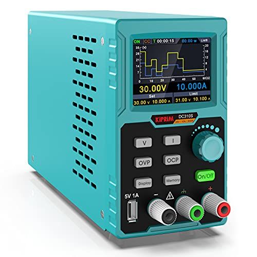 ☆新品☆安定化電源 可変直流安定化電源 プログラム可能なDC電源 0-30V 0-10A 高精度 4桁電圧 電流 電力 時間表示 自動切替 複数の保護 低雑音 スマート冷却ファン テスト 修理 研究 実験室用 DIY用 Kiprim DC31 29ae72ee