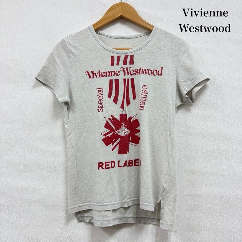 ヴィヴィアン ウエストウッド レッドレーベル Special Edition 半袖 プリント ロゴ Tシャツ オーブ レディース M ISItems【USED】【古着】【中古】50159346