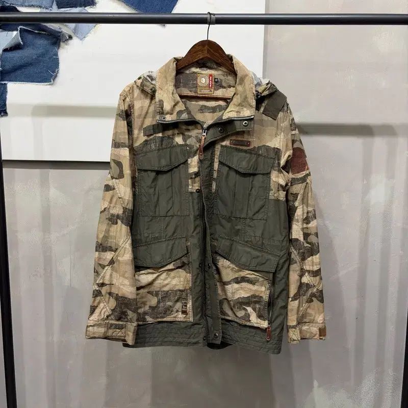 (105) BLACK YAK ブラックヤク ミリタリー Outdoor アウトドア カモフラ ハンティング フィールド マウンテンパーカー ジャケット