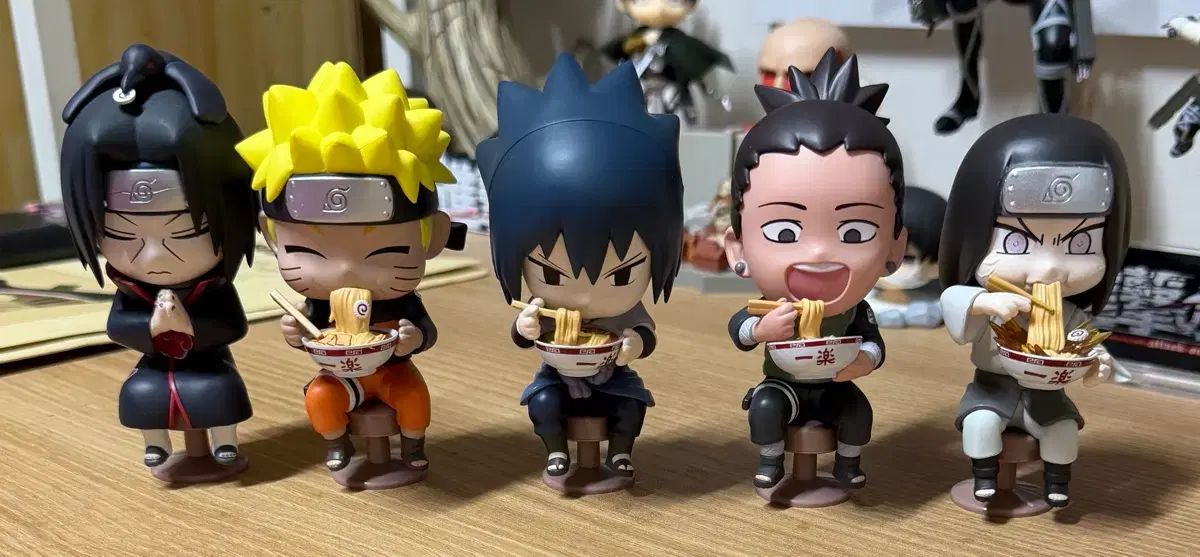 NARUTO -ナルト- ラーメン フィギュア 5種 まとめ売り