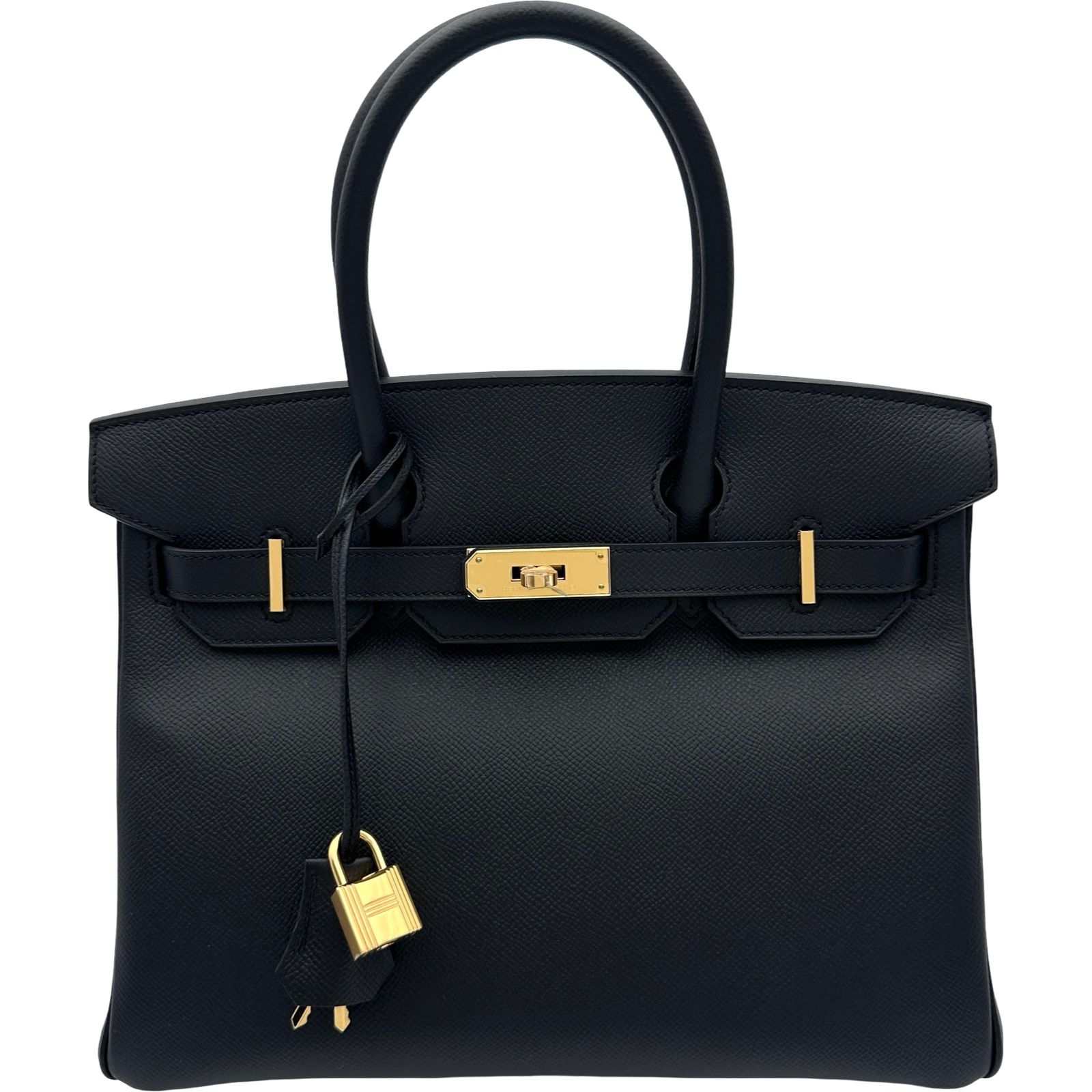 エルメス HERMES バーキン30 D刻印 ブラック×ゴールド金具 エプソン レディース ハンドバッグ