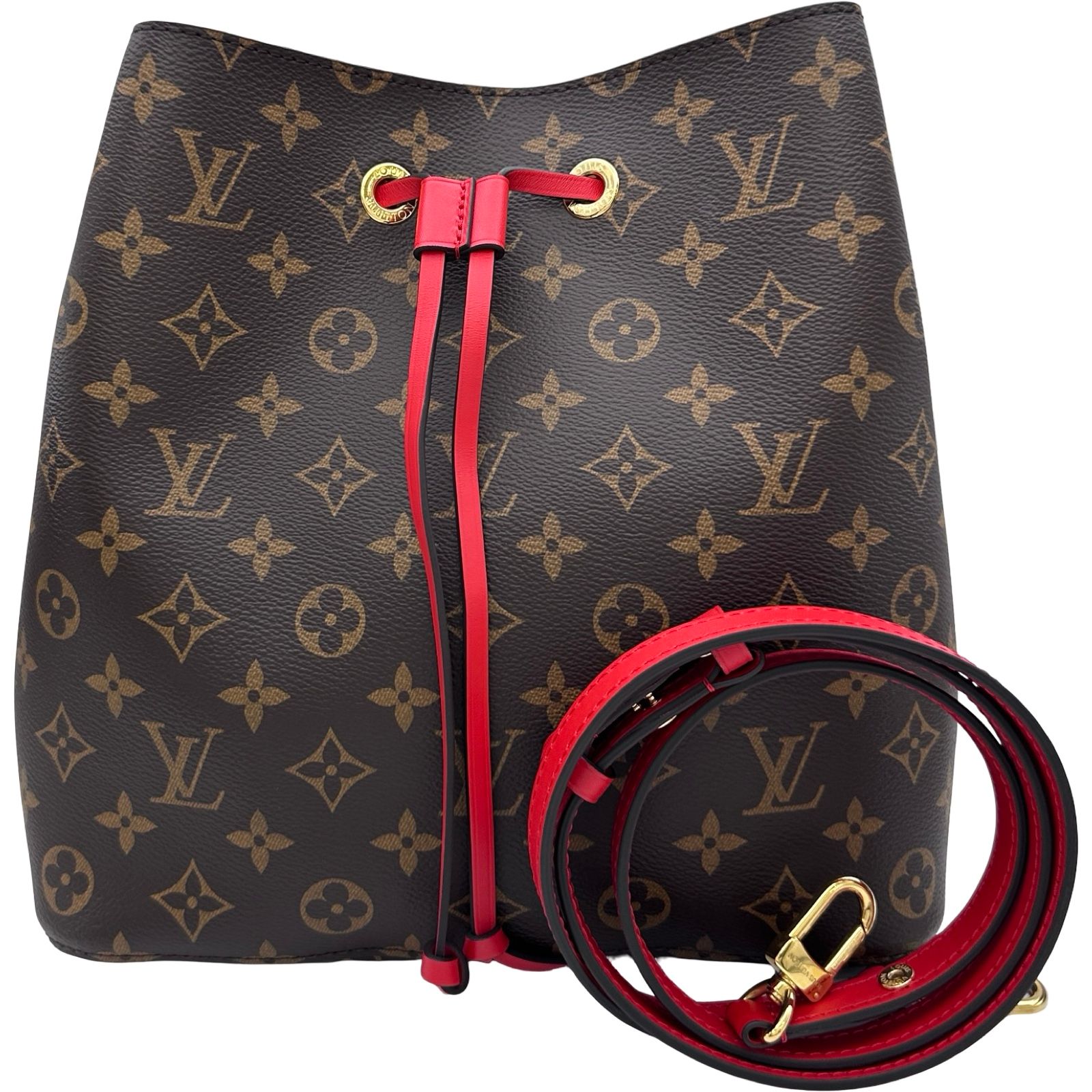 ルイ・ヴィトン LOUIS VUITTON ネオ・ノエ M44021 ブラウン モノグラムキャンバス レディース ショルダーバッグ