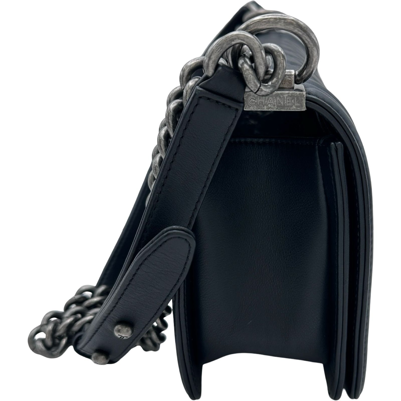 シャネル CHANEL ボーイシャネル25 A67086 29番台 ブラック×シルバー 