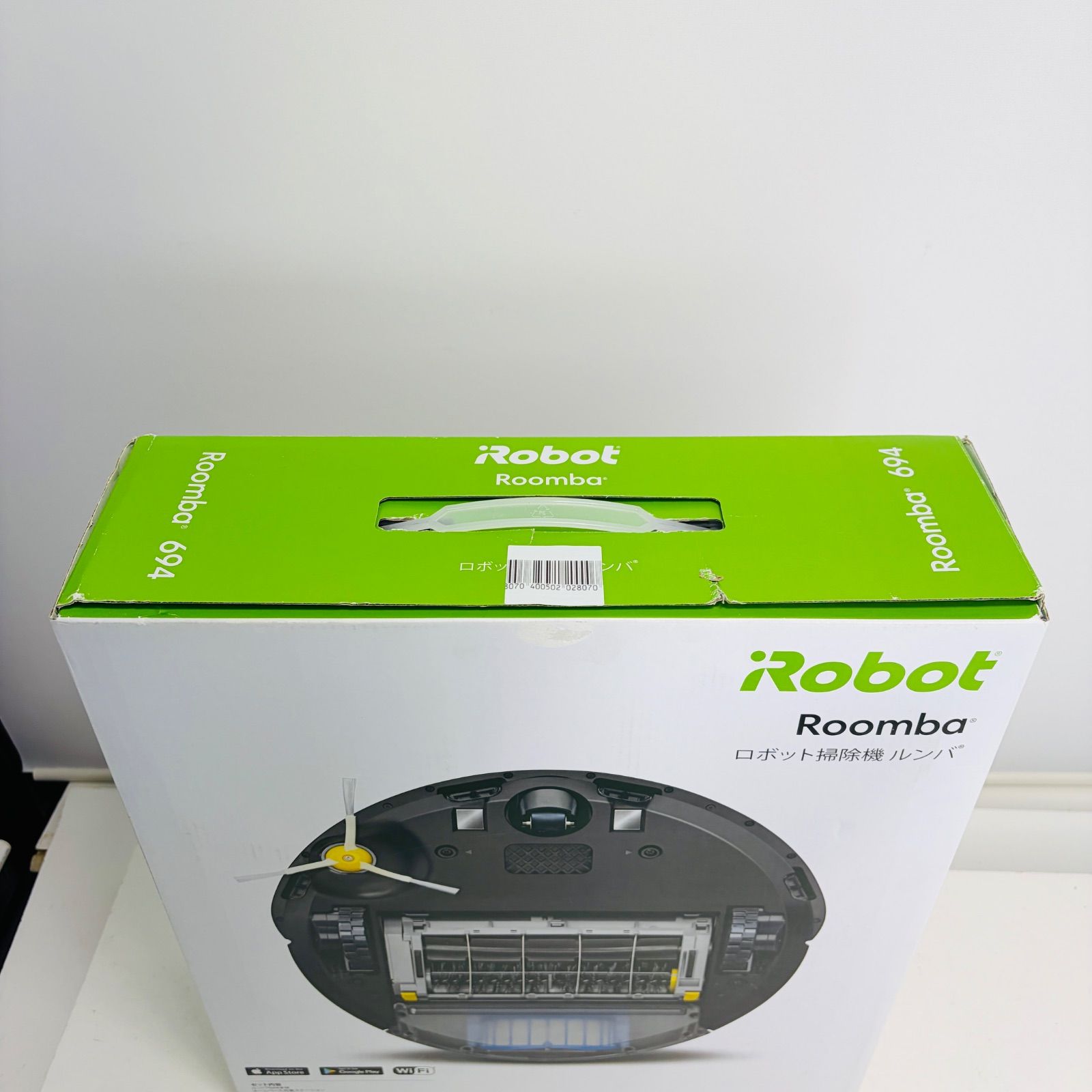新品未使用】アイロボット ルンバ 694 ロボット掃除機 シルバー Roomba 