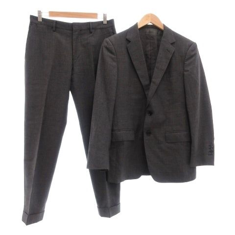 ユナイテッドアローズ UNITED ARROWS セットアップ テーラードジャケット パンツ スラックス スーツ 46 ダークグレー /MG ■GY62