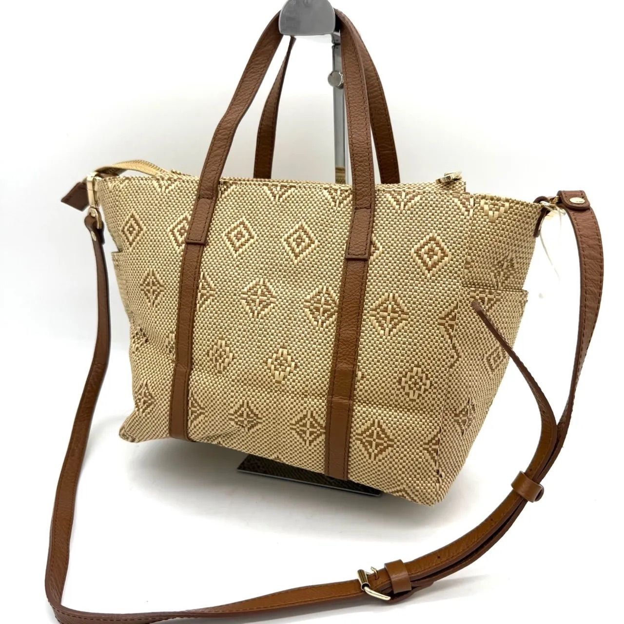 ラシット russet 2WAY トート ショルダーバッグ ベージュ 美品 - メルカリ