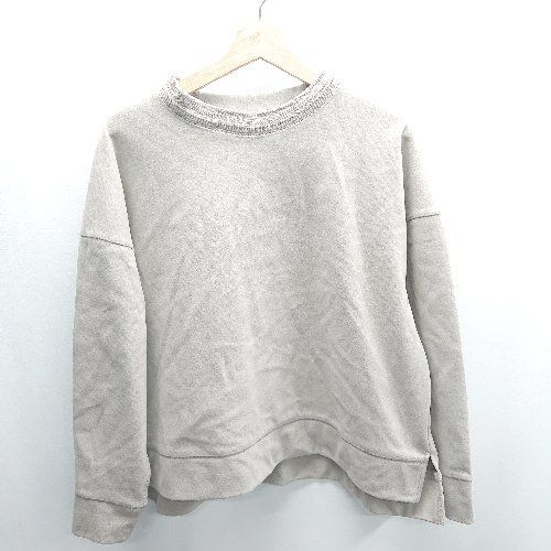 ◇ ⊇ SENSE OF PLACE by URBAN RESEARCH スエード系 長袖 トレーナー サイズF ライトブラウン系 レディース E 【1409240034124】
