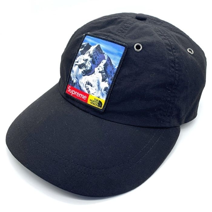 SUPREME シュプリーム THE NORTH FACE ノースフェイス 17AW Mountain 6パネル ハット ブラック