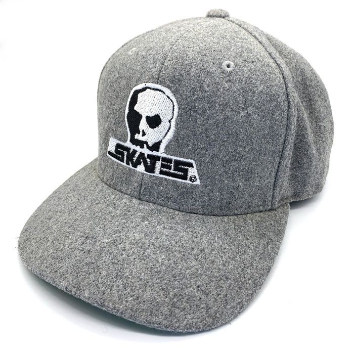 Skull Skates スカルスケーツ スナップバック ウール 6パネルキャップ グレー 4,620円