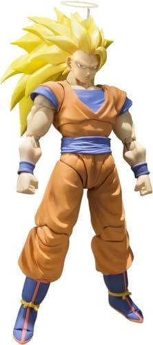 TAMASHII NATIONS S.H.フィギュアーツ ドラゴンボールZ スーパーサイヤ人3孫悟空(再販版) 約155mm PVC&ABS製 塗装済み可動フィギュア/ ae2e5346