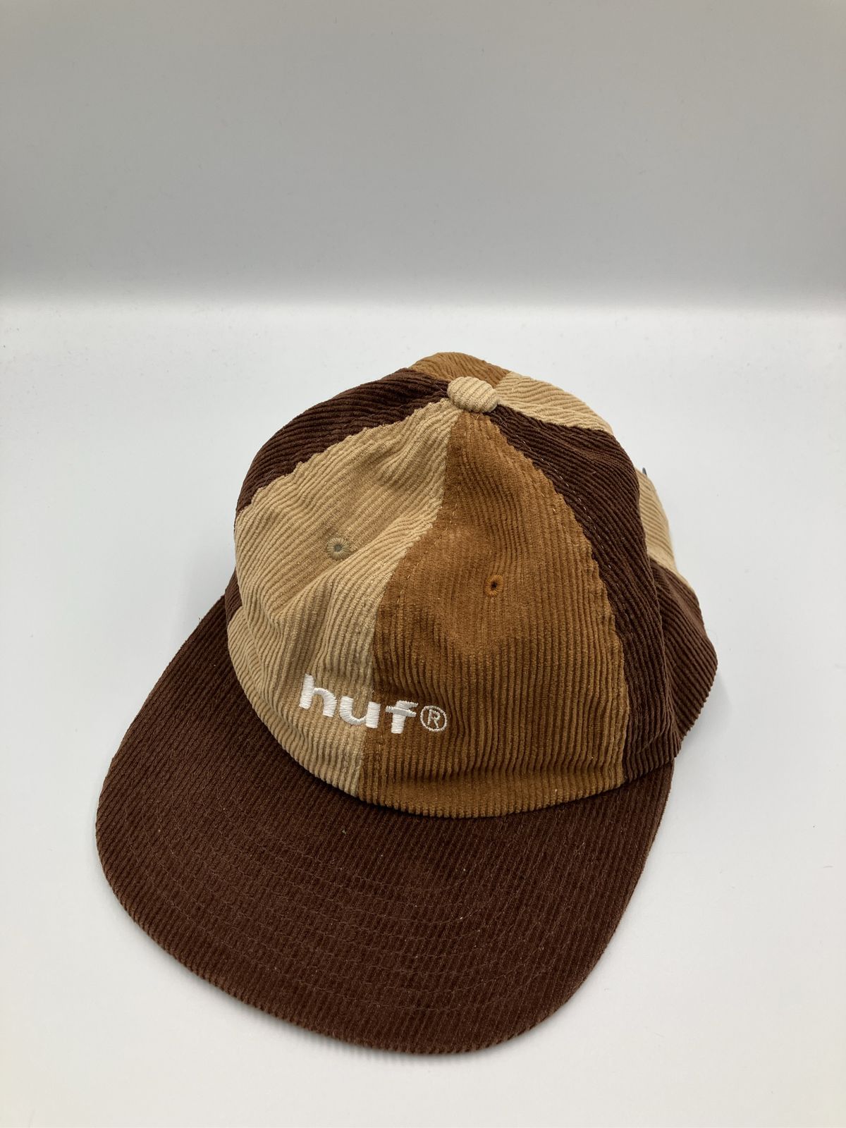 HUF ハフ キャップ ブラウン コットン コーデュロイ ベースボール