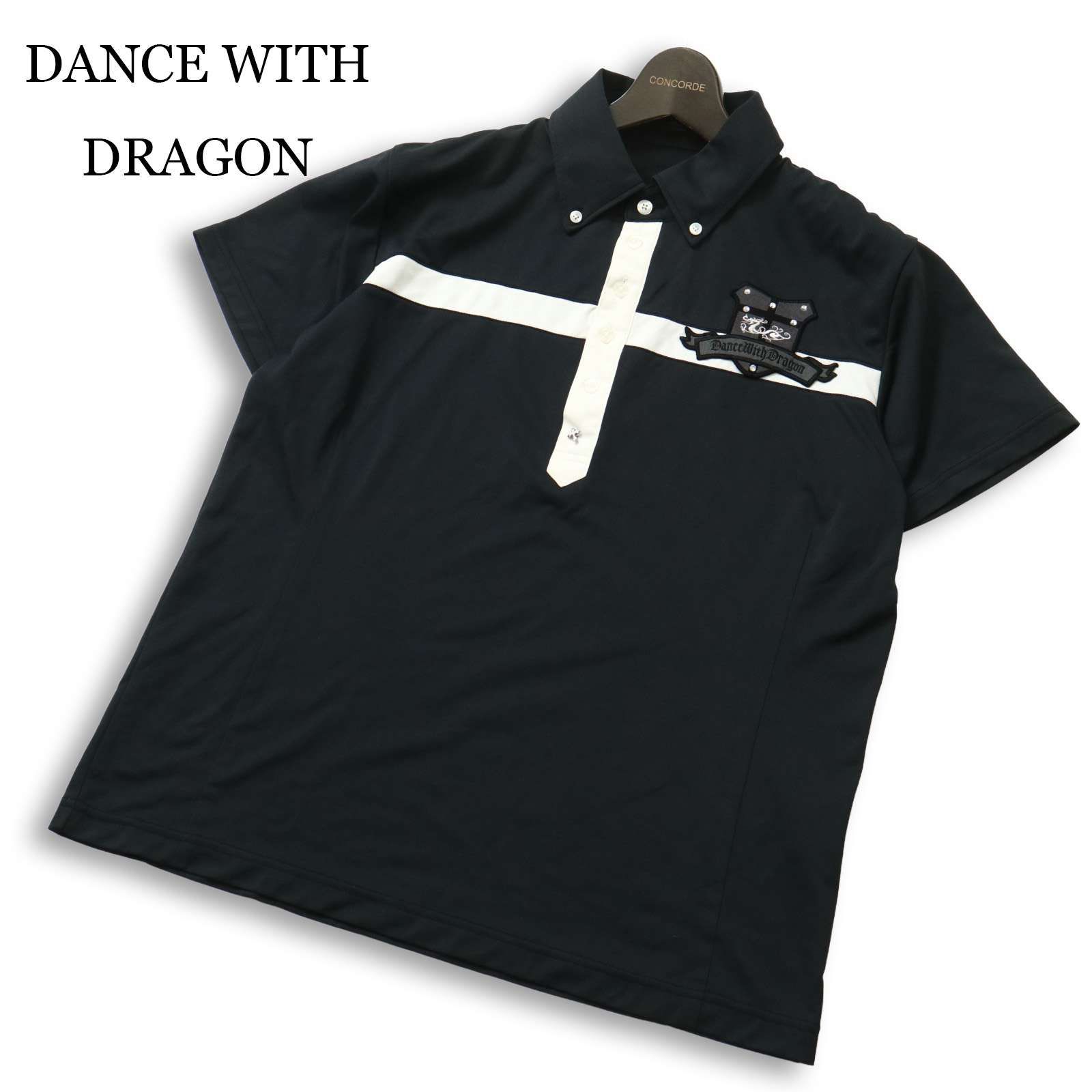 DANCE WITH DRAGON ダンスウィズドラゴン ゴルフ 春夏☆ 半袖 鹿の子