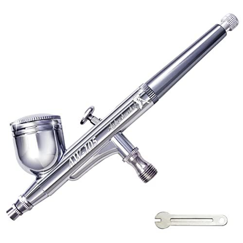【エアブラシワークス】AW-105 エアブラシ 0.5 mm ハンドピース 0.5 保湿用 エアブラシ ハンドピース ダブルアクションwb 02291428