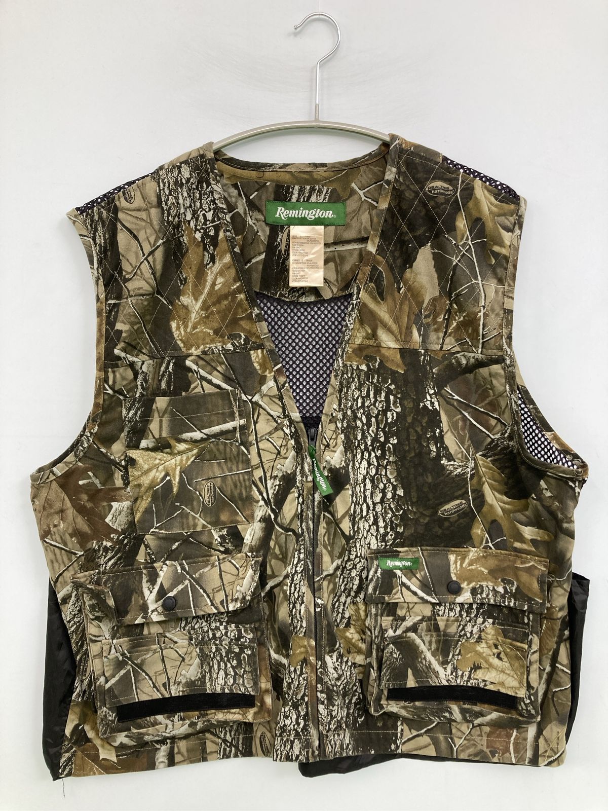 Remington ベスト L カーキ カモフラージュ柄