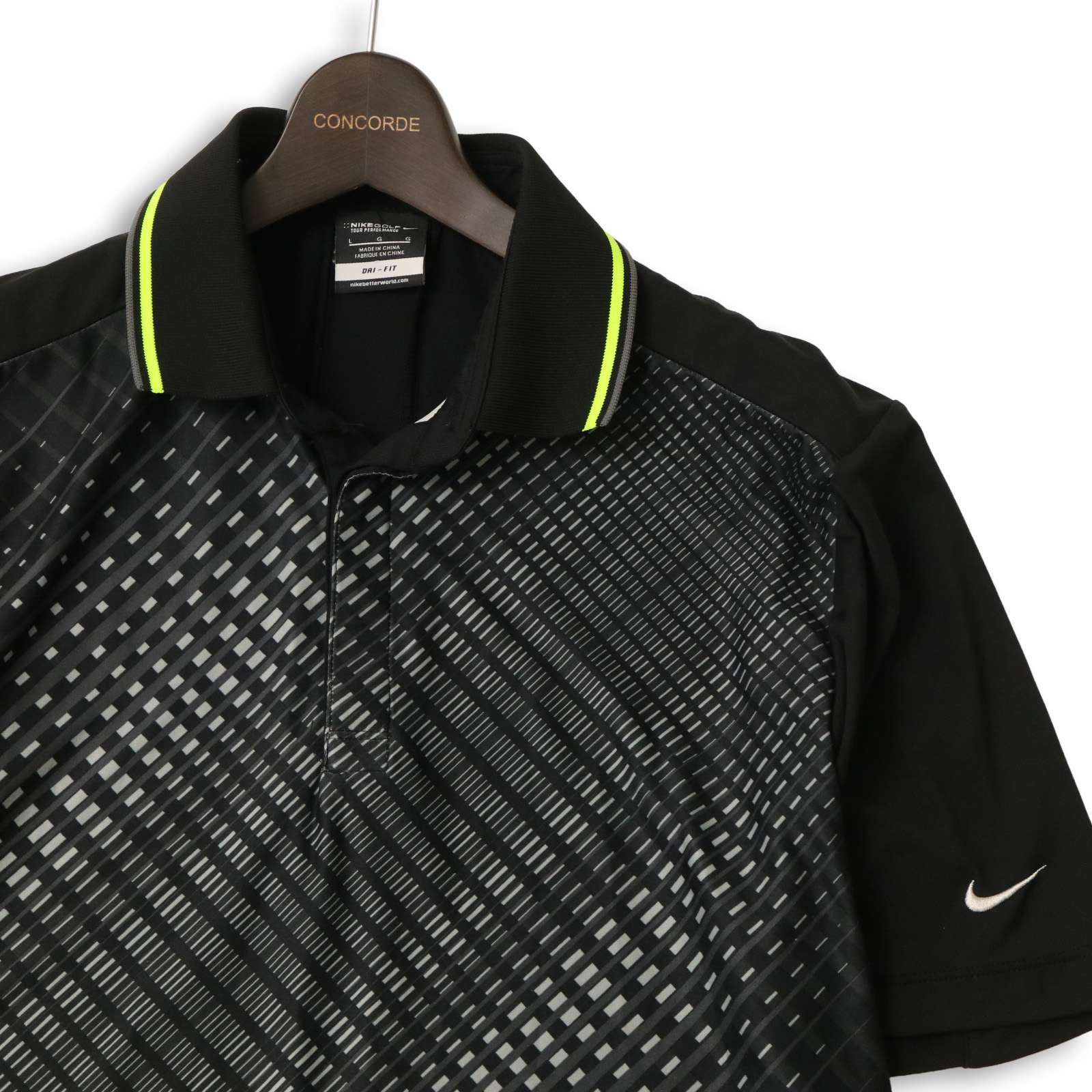 NIKE GOLF ナイキ ゴルフ 春夏☆ DRI-FIT 半袖 ストレッチ ロゴ刺繍
