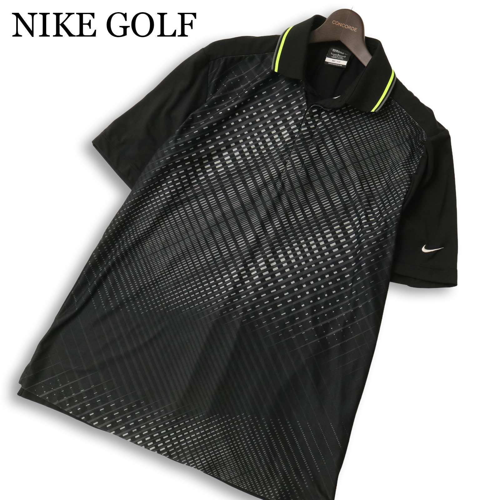 NIKE GOLF ナイキ ゴルフ 春夏☆ DRI-FIT 半袖 ストレッチ ロゴ刺繍