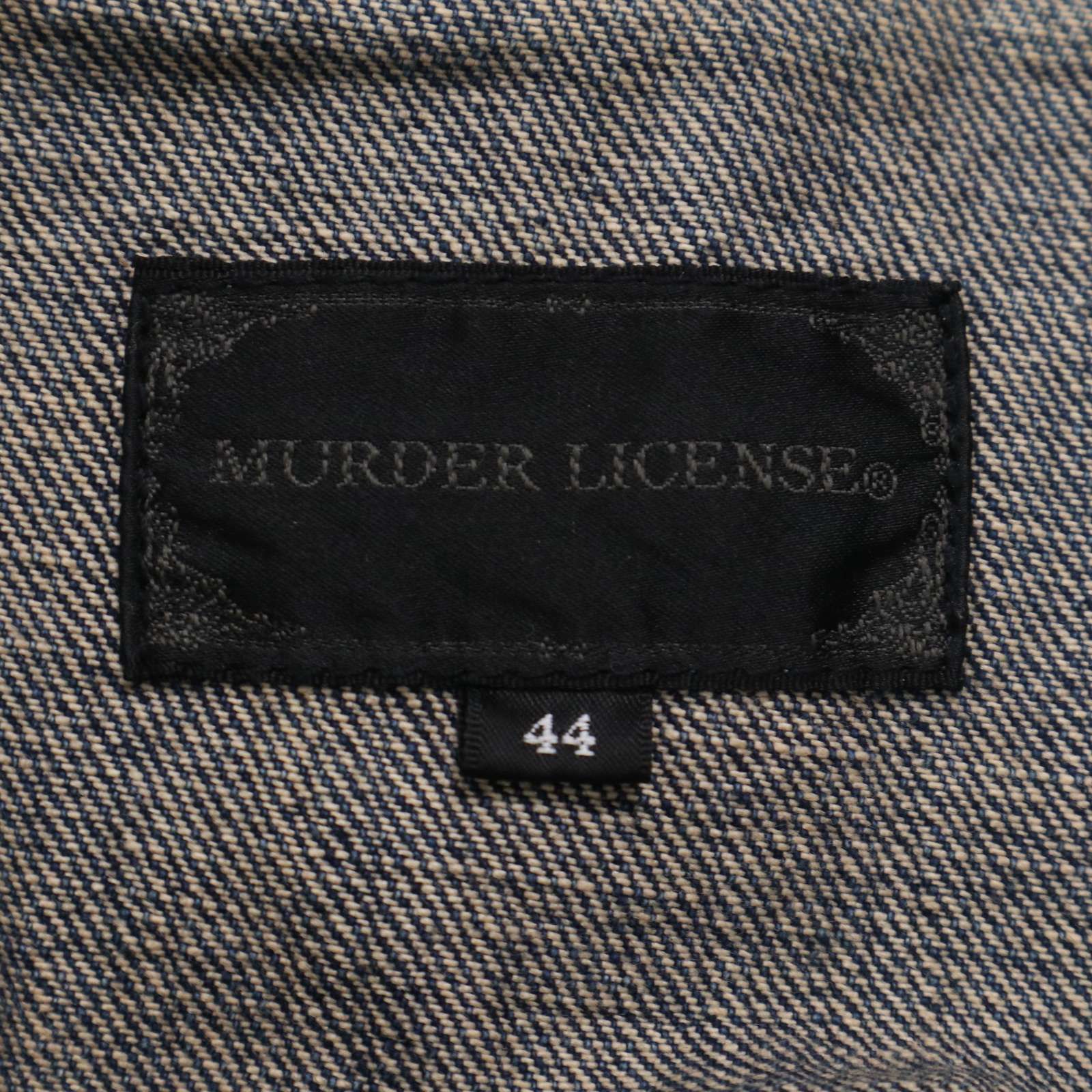 MURDER LICENSE マーダーライセンス 通年☆ USED加工 スリム デニム 