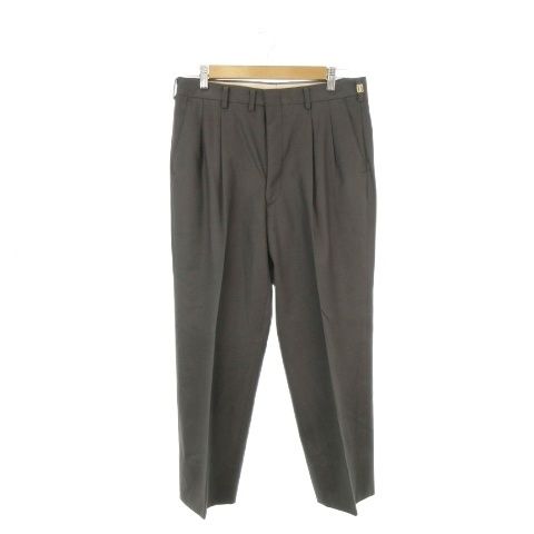 ダックス DAKS パンツ スラックス ウール ダブルタック センタープレス
