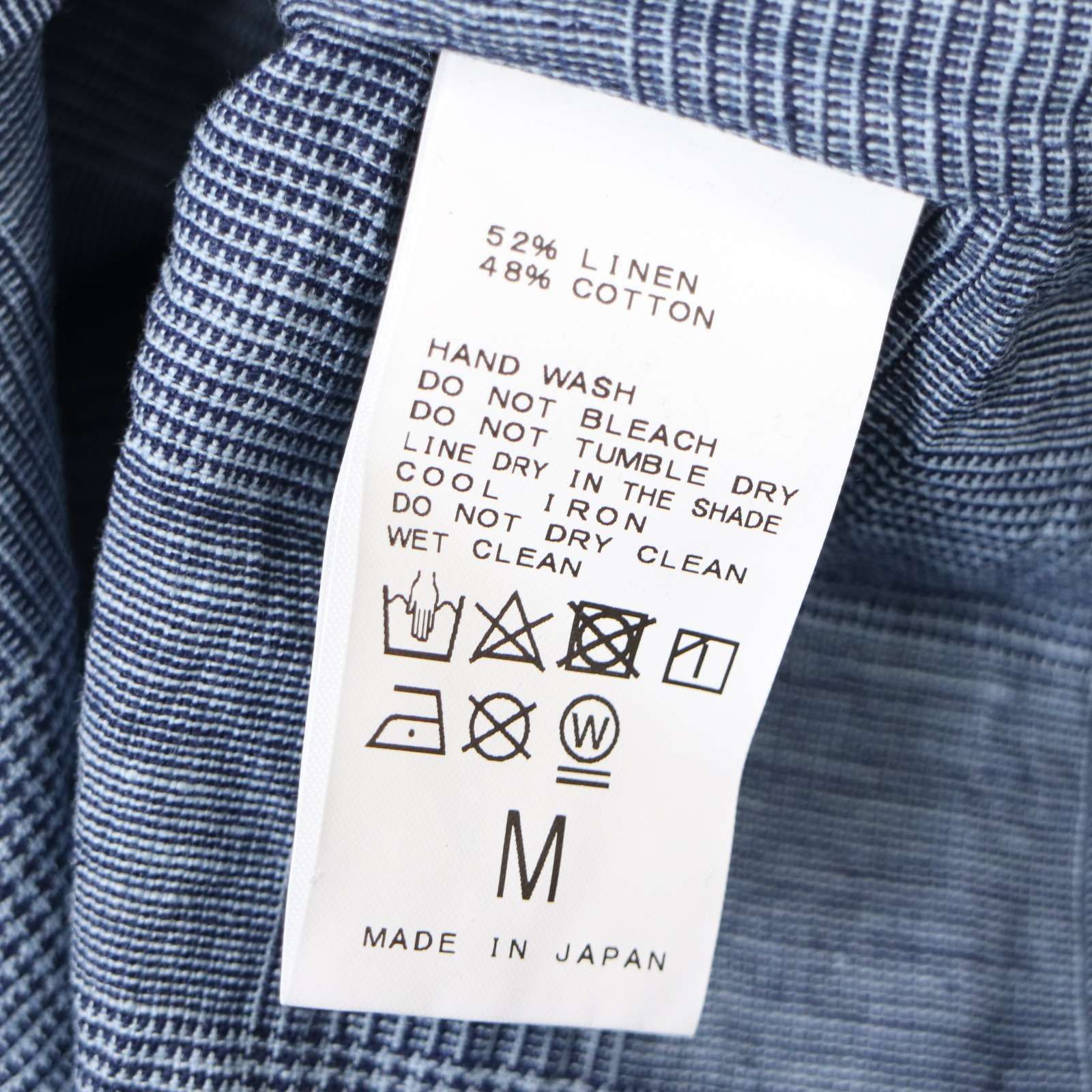 新品】 417 EDIFICE エディフィス 春夏 INDIGO LINEN☆ 長袖 