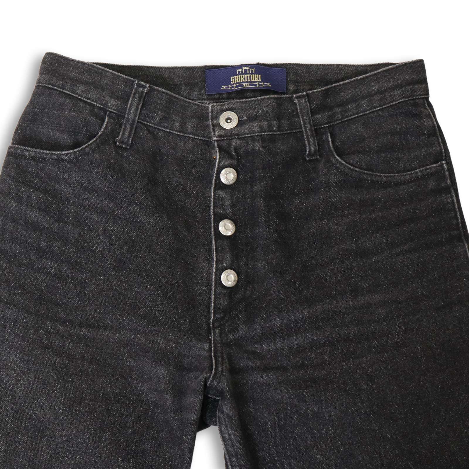 SHIKITARI シキタリ Side snap bell-bottom denim☆ サイドスナップ 