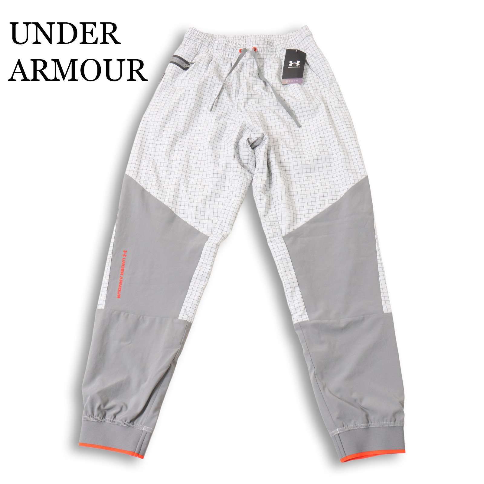 【新品 未使用】 UNDER ARMOUR アンダーアーマー 通年 RUSH Legacy Woben Pants★トレーニング ジョガー パンツ Sz.M メンズ