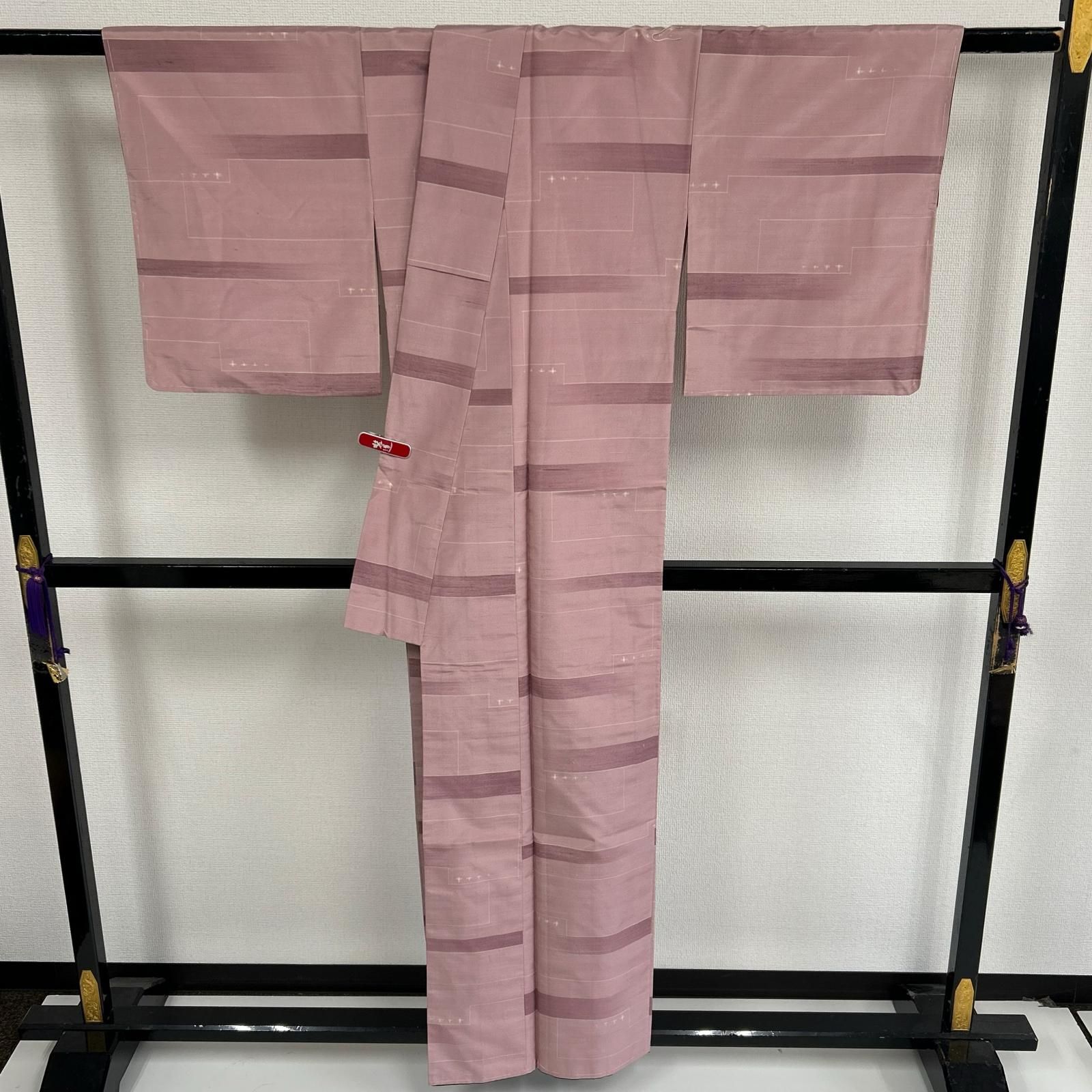 真綿紬 横断 上品な絣柄 正絹 着物 MK-4133 - メルカリ