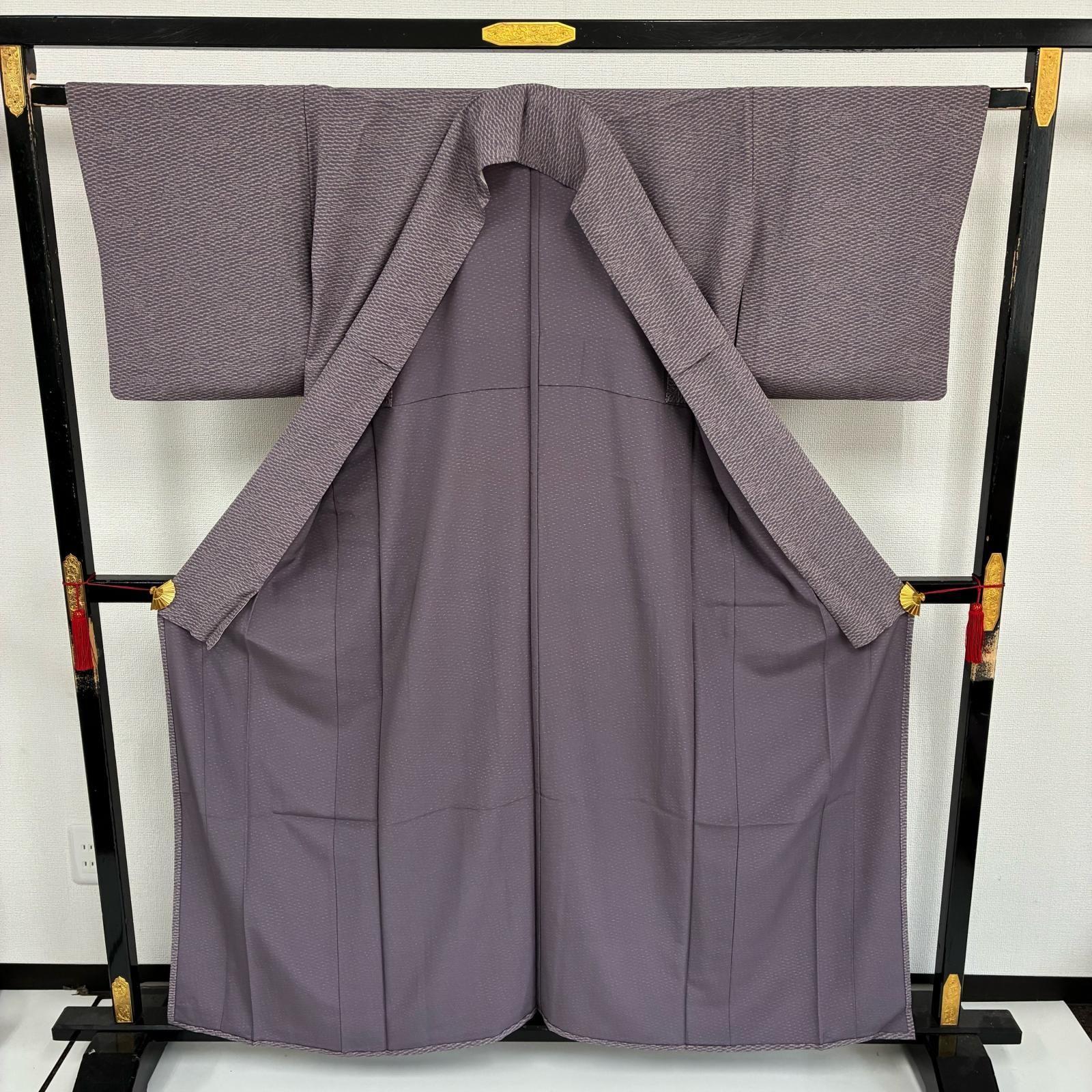 単衣 小紋 正絹 紋なし 細かな染め 着物 MK-4176 - メルカリ