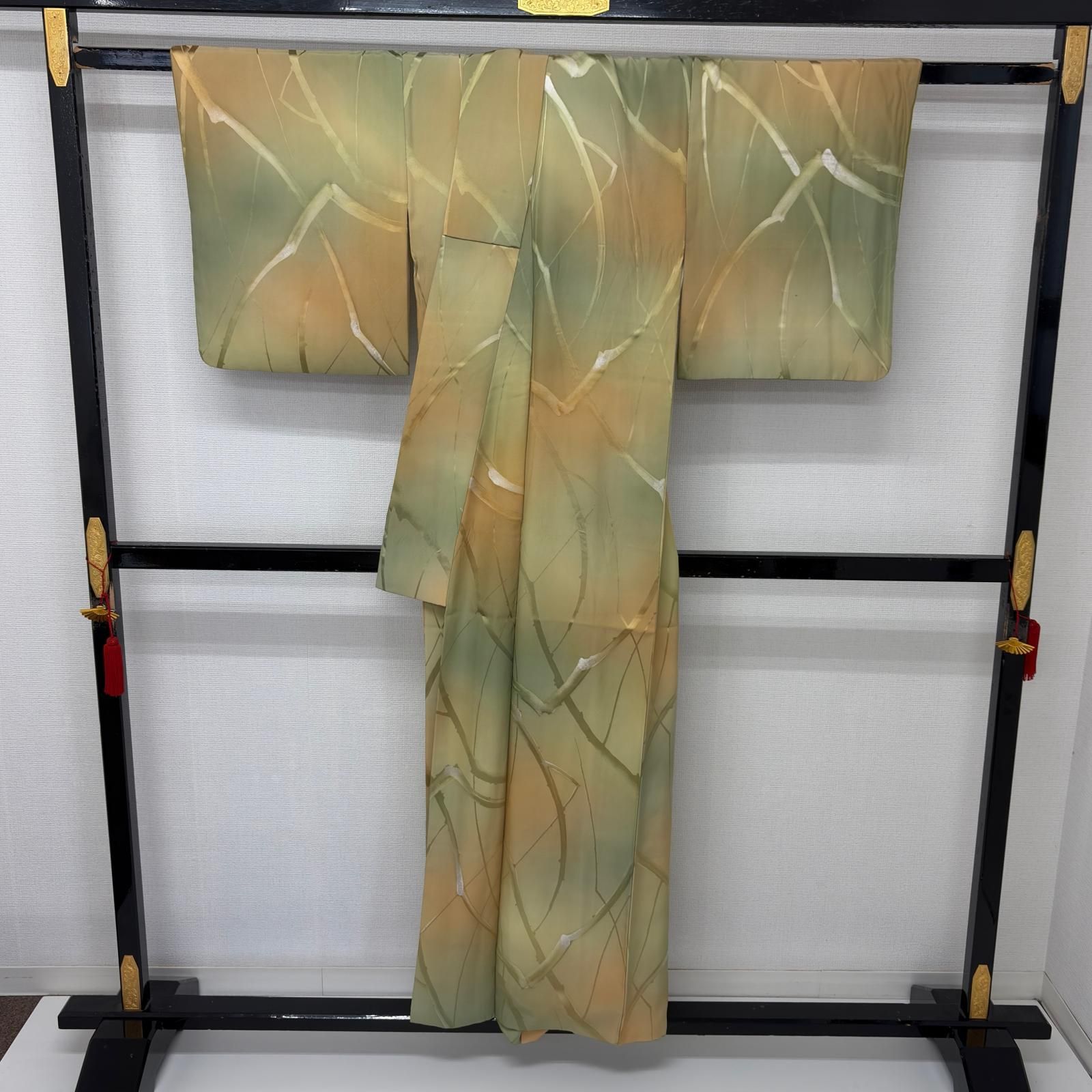 小紋 ぼかし 上品な染め 正絹 着物 MK-4264 - メルカリ