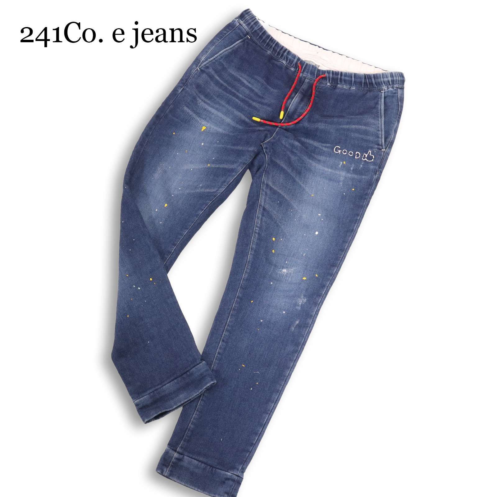 241Co. e jeans ニイヨンイチ イージーンズ e812-001 ペンキ加工 