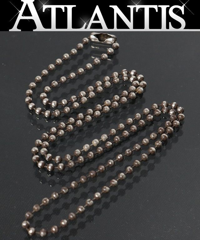 CHROME HEARTS 銀座店 クロムハーツ ボールチェーン 52cm メンズ