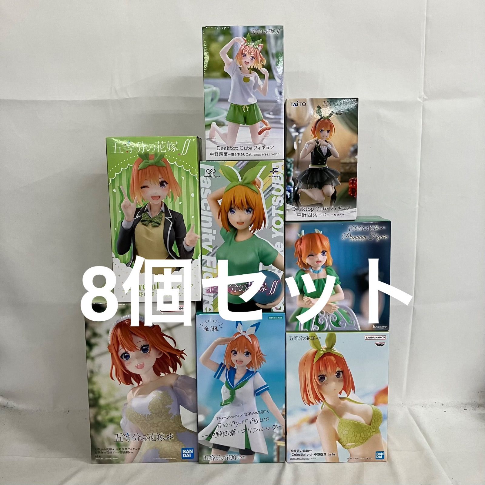 未開封 五等分の花嫁 Desktop Cute 他 中野四葉 バニー 他 フィギュア 