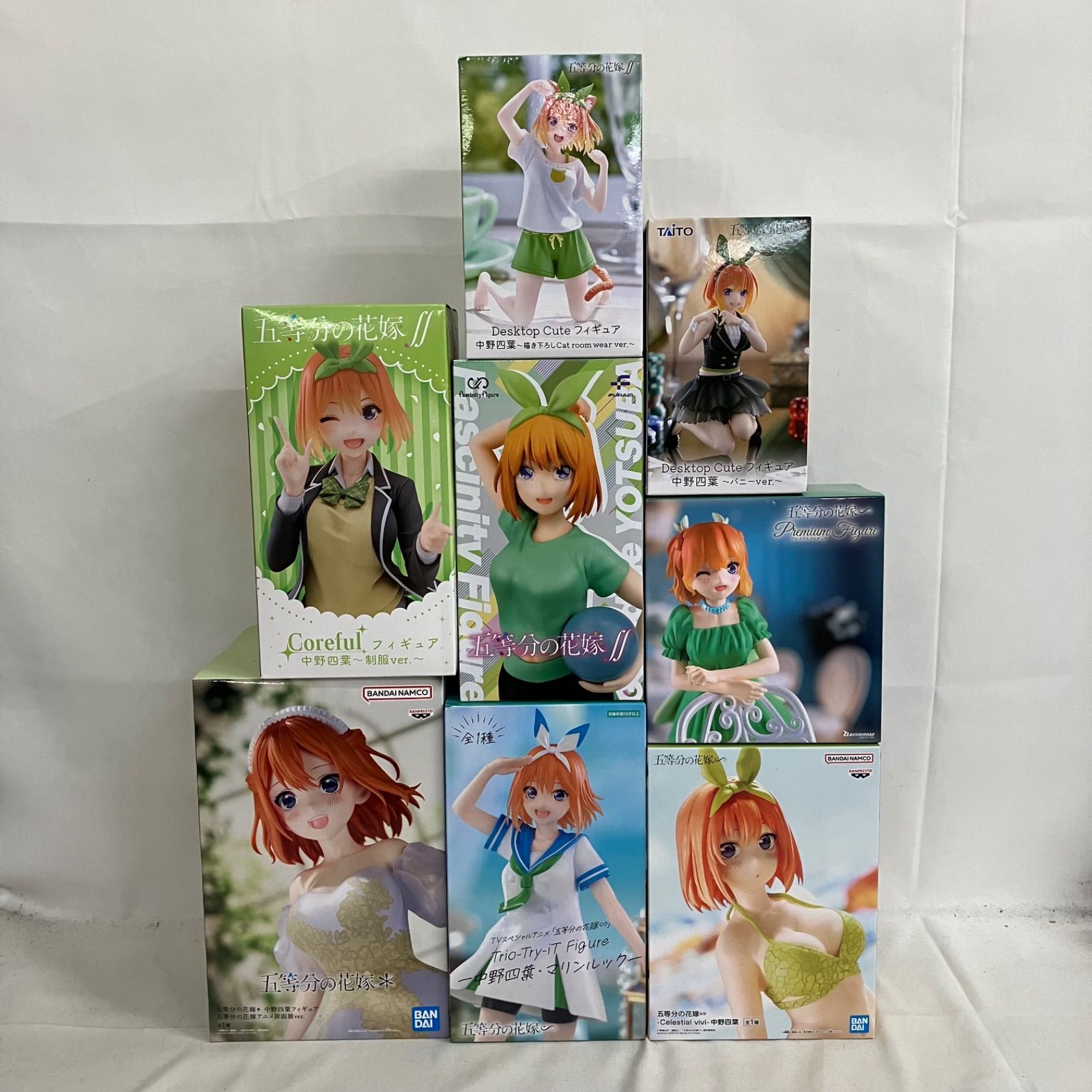 未開封 五等分の花嫁 Desktop Cute 他 中野四葉 バニー 他 フィギュア 