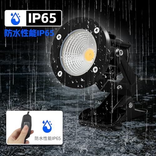 ledクリップライト 防水 20W 200W形相当 クリップライト 屋外 小型 スポットライト led クリップ コード長3m 中間スイッチ付 防雨 オクガイ 看板用ライト 屋外 看板照明 看板灯 【PSE認証】 (3000K 電球色 2個セ 63f4b868