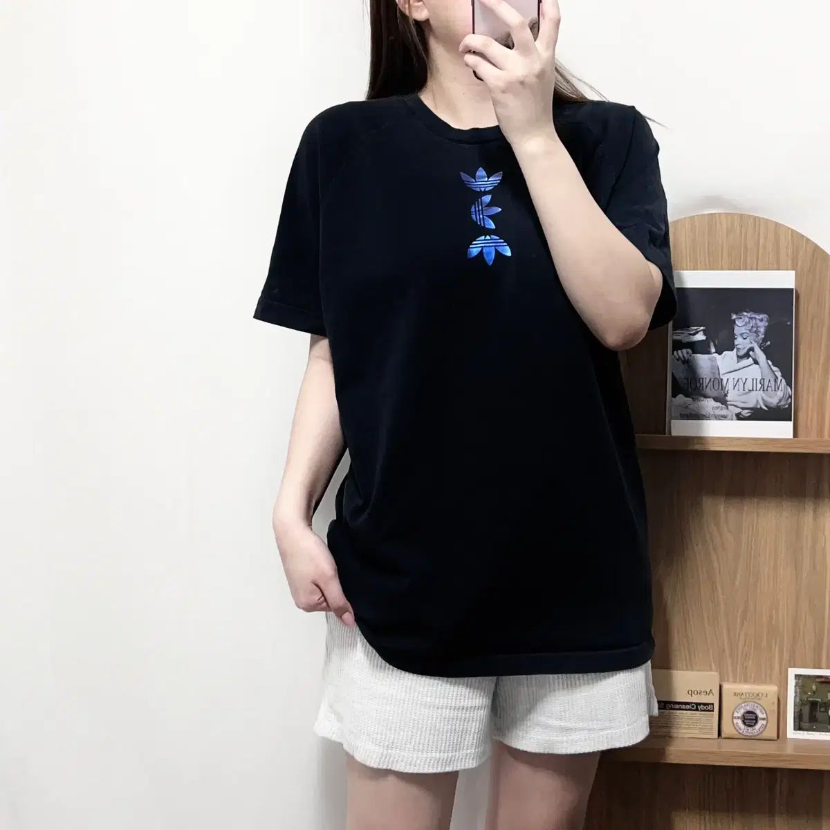 正規品 adidas ブラック トレフォイル zeno 半袖Tシャツ XL
