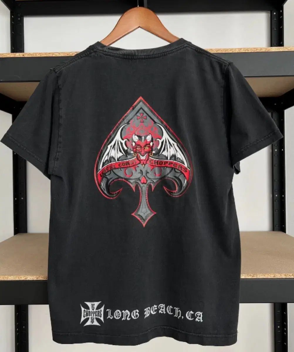 ウェストコーストチャパーズ ヴィンテージ 00s DEVIL ブラック 半袖Tシャツ